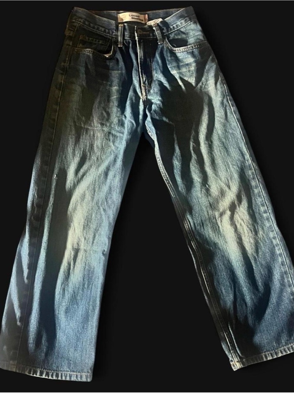 Levi's boys Washed Blue Relaxed Straight Jeans